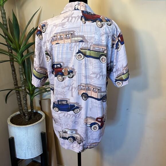 David Carey Ford Heritage Print Casual Button-Up - Picture 2 of 8